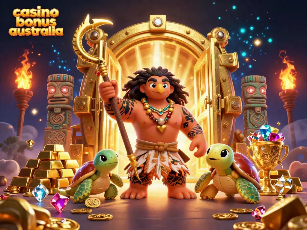 Win with the latest casino bonus australia as a hawk and turtle team up amidst treasure and gems.