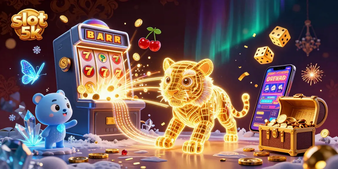 Play thrilling slot 5k games with stunning visuals and captivating jackpot experiences in a vibrant digital setting.